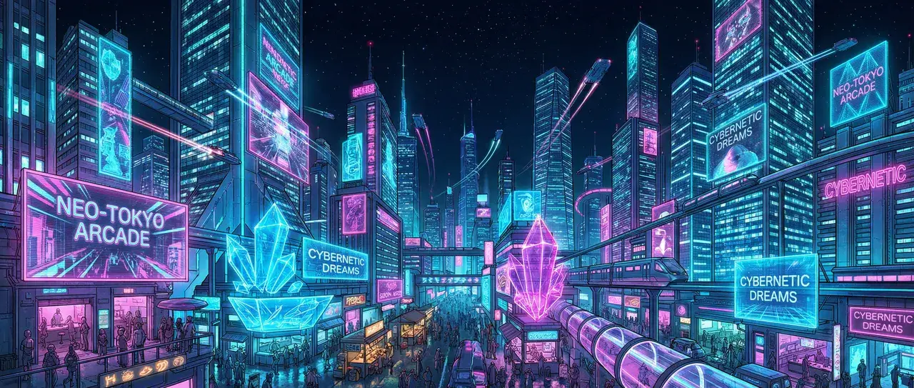 蜂鸟电竞 赛博朋克水晶不夜城全景 - 博彩信息聚合